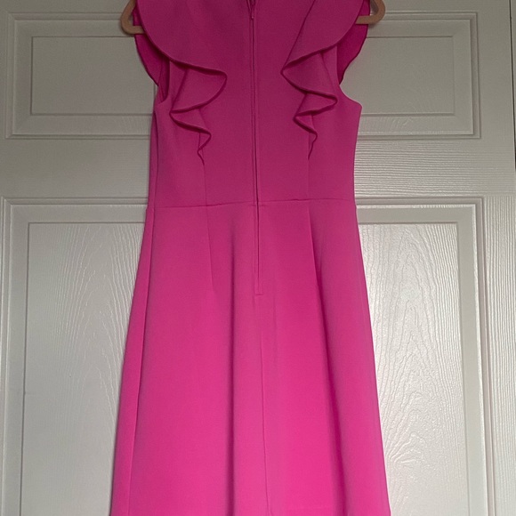 Lilly Pulitzer Pink Ruffle Midi Dress - Picture 3 of 5